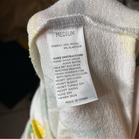 Stripe & Stare Lemon Print Long Sleeve Top - Picture 6 of 6